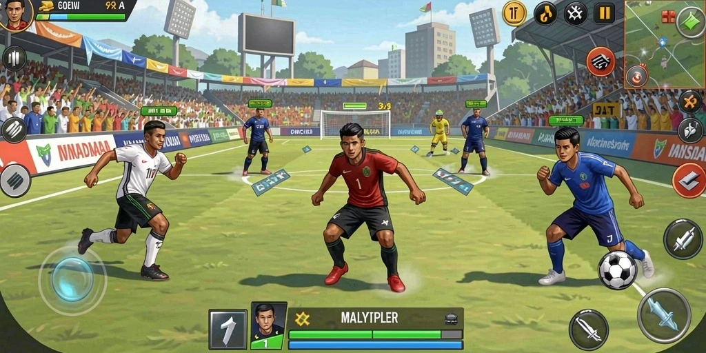 Pengaturan misi dengan grafis yang menakjubkan.