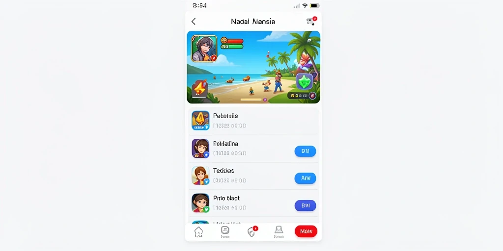 Komunitas aktif dalam fitur sosial game.