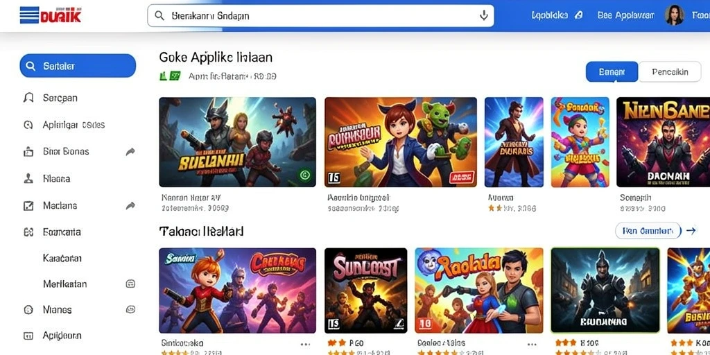 Tangkapan layar menampilkan karakter unik dalam game.